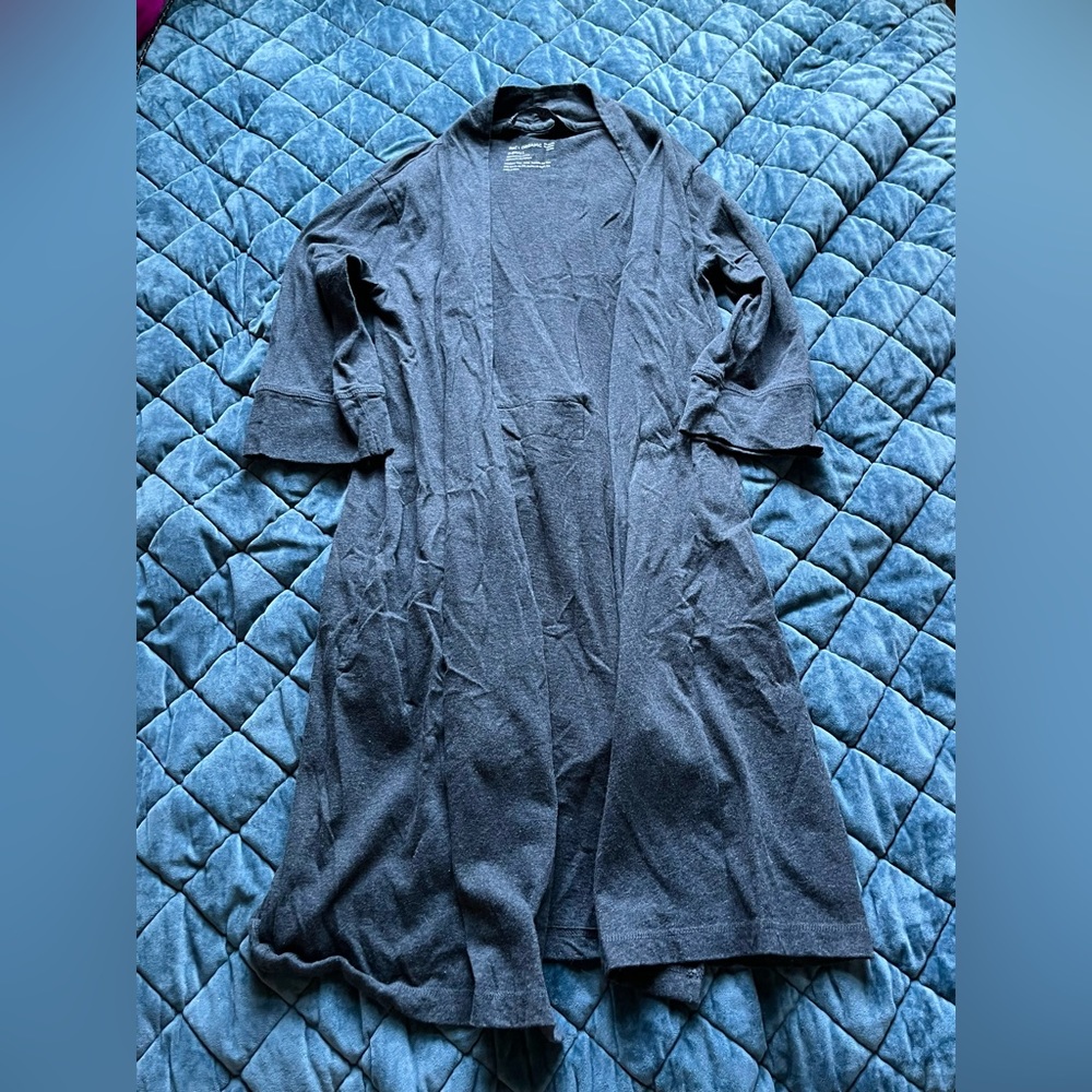Wear Pact Organic grey robe.